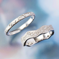 結婚指輪にも婚約指輪にも使えるダイヤのエタニティリング